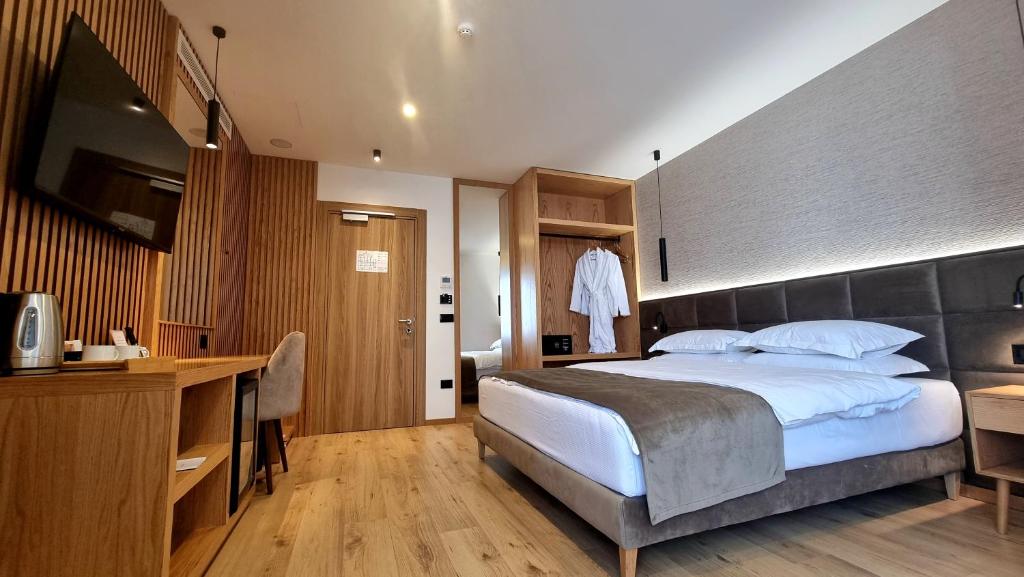 Postel nebo postele na pokoji v ubytování SIBB Hotel
