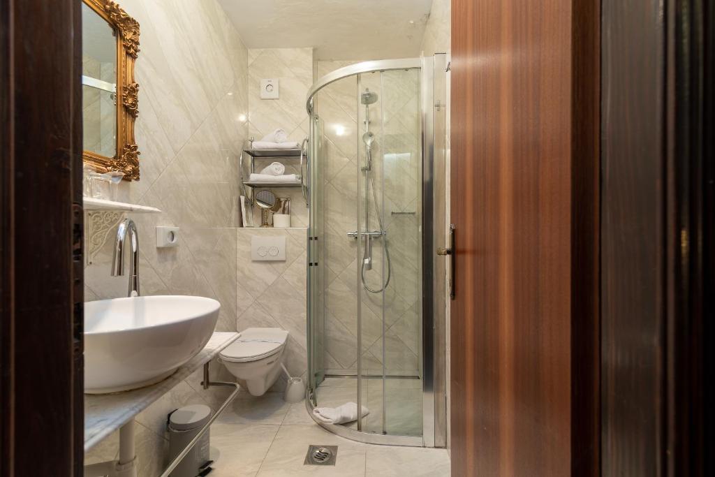 Koupelna v ubytování Heritage Hotel Pasike