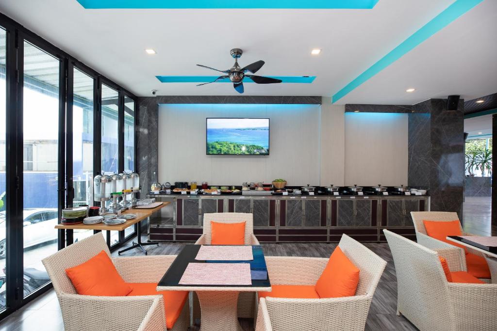 Posezení v ubytování iCheck inn Sky Beach Ao Nang Krabi