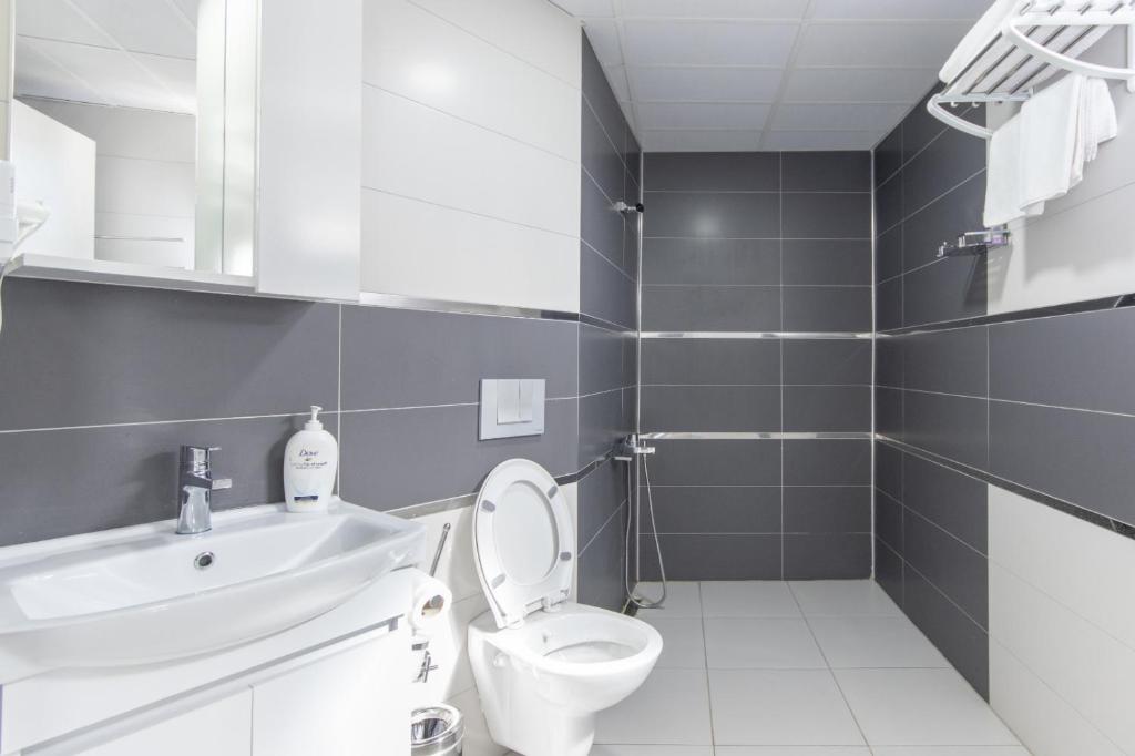 Koupelna v ubytování Gokceada Marmaros Butik Otel