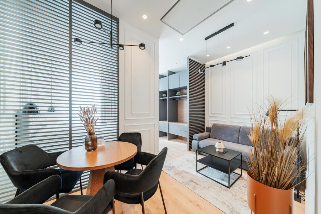 A seating area at Zeus Design Apartments Schönbrunn