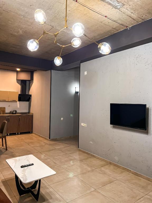 TV a/nebo společenská místnost v ubytování TM Apart Hotel