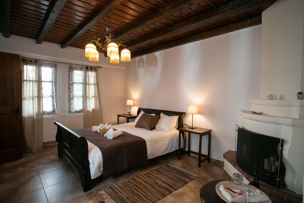Postel nebo postele na pokoji v ubytování Enastron Guesthouse
