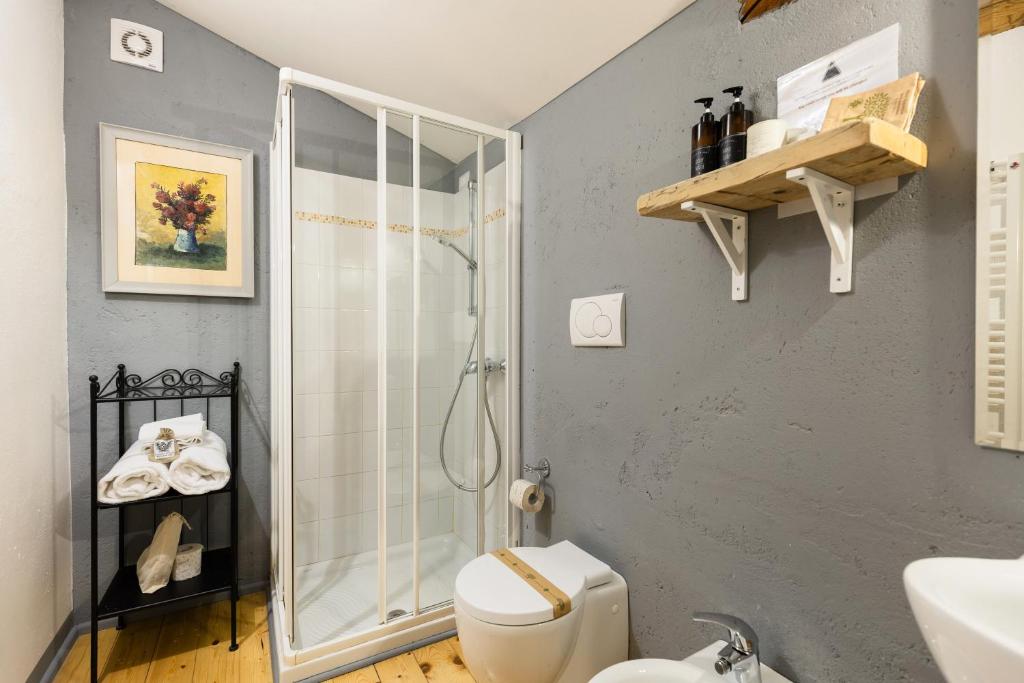 Koupelna v ubytování B&B Corte del Mincio
