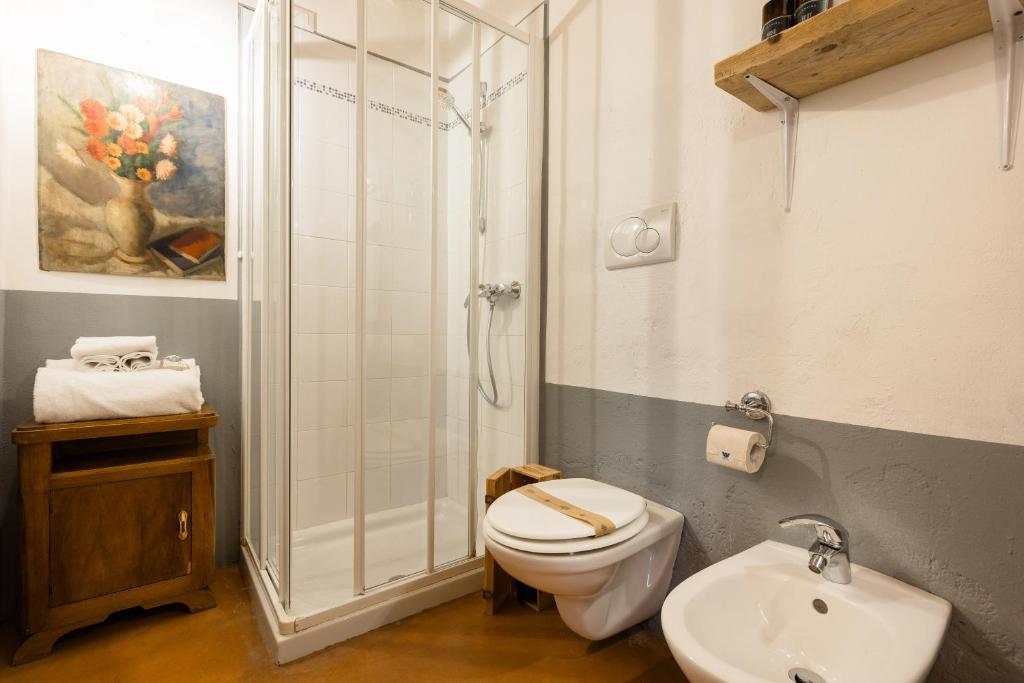 Koupelna v ubytování B&B Corte del Mincio