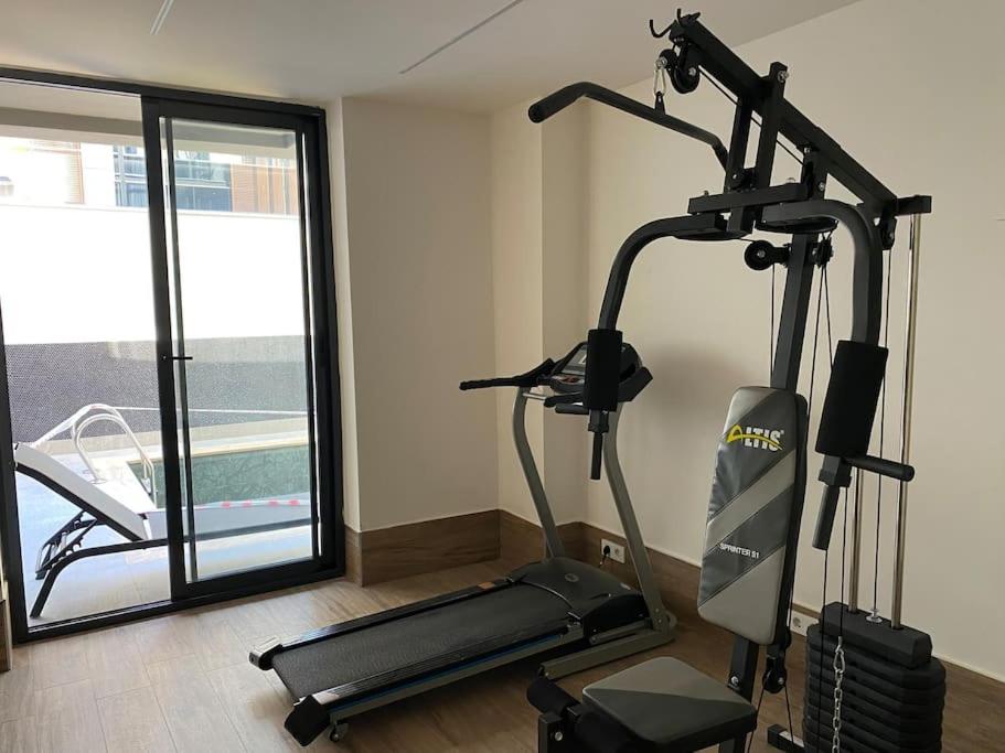 Fitness centrum a/nebo fitness zařízení v ubytování Camelia 1 Brand new with terrass on Cleopatra