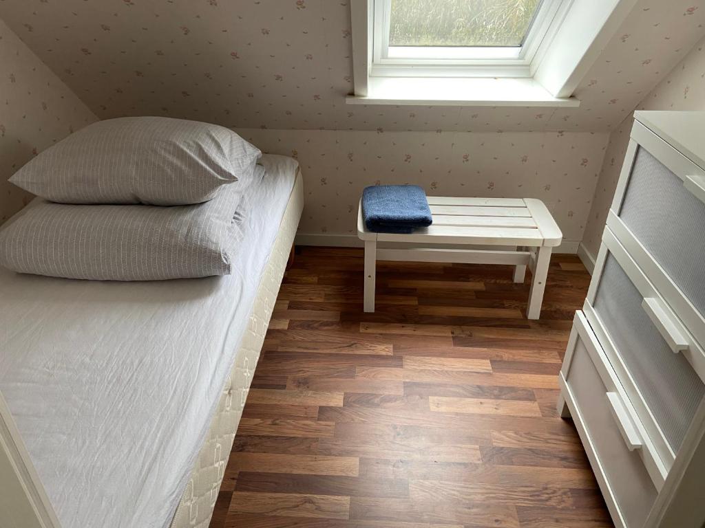 Postel nebo postele na pokoji v ubytování Country flat