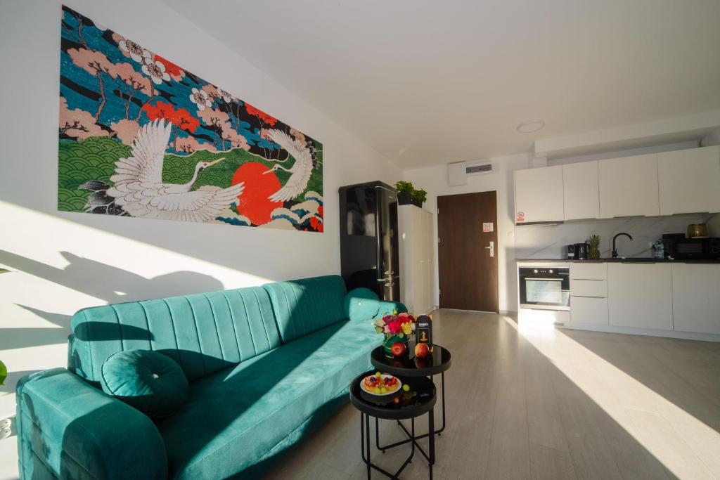 Maya's Apartmentsにあるキッチンまたは簡易キッチン