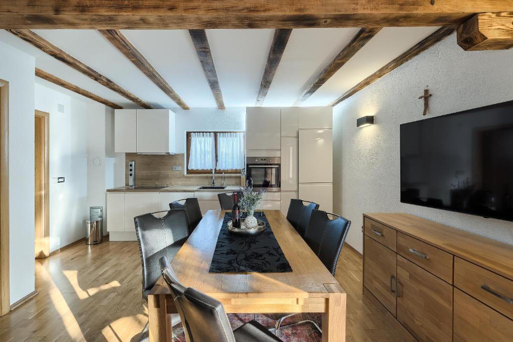 Kuchyň nebo kuchyňský kout v ubytování House Kaja