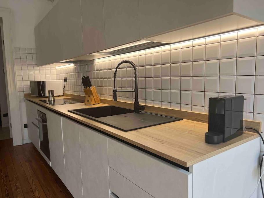 Kuchyň nebo kuchyňský kout v ubytování Canottieri home