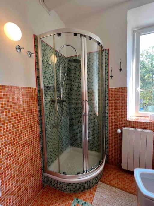 Koupelna v ubytování Canottieri home