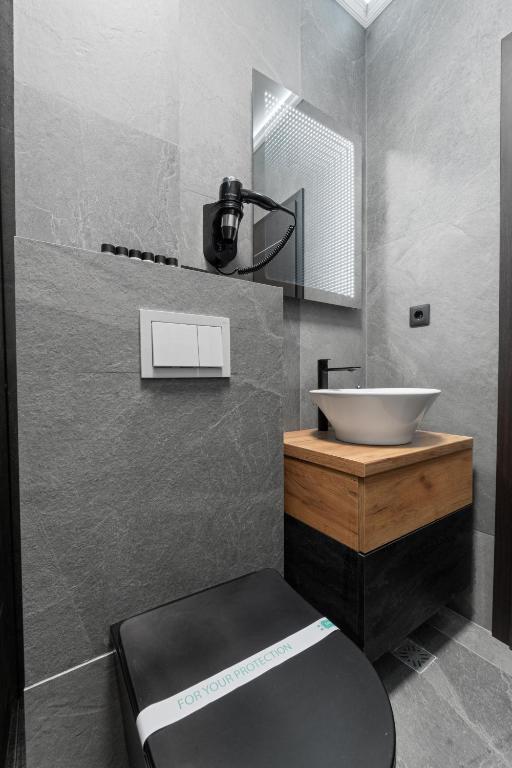 Koupelna v ubytování Fit Residence