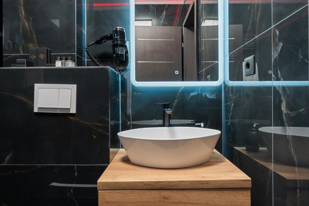 Koupelna v ubytování Fit Residence