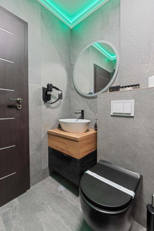 Koupelna v ubytování Fit Residence
