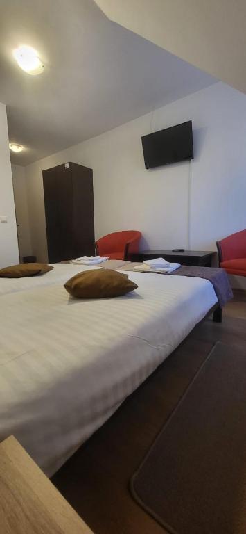 Postel nebo postele na pokoji v ubytování Relax