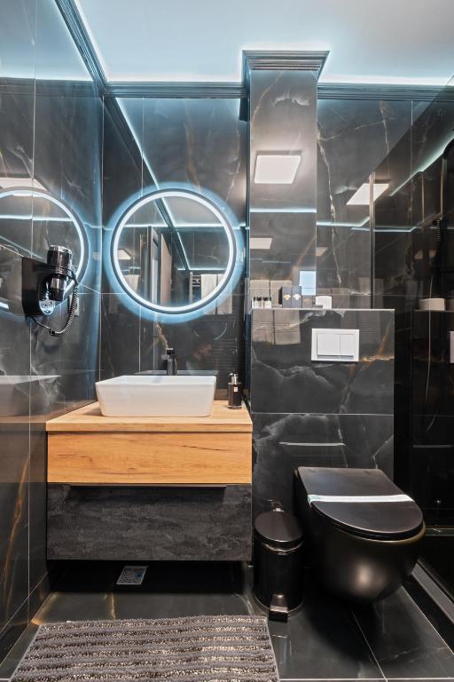 Koupelna v ubytování Fit Residence