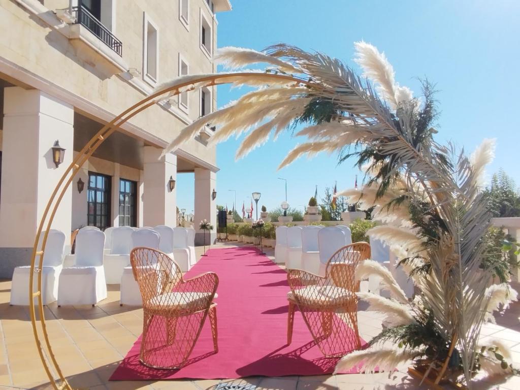 Posezení v ubytování Hotel Conde Ansúrez By Almia Hoteles