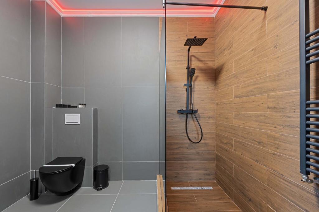 Koupelna v ubytování Fit Residence