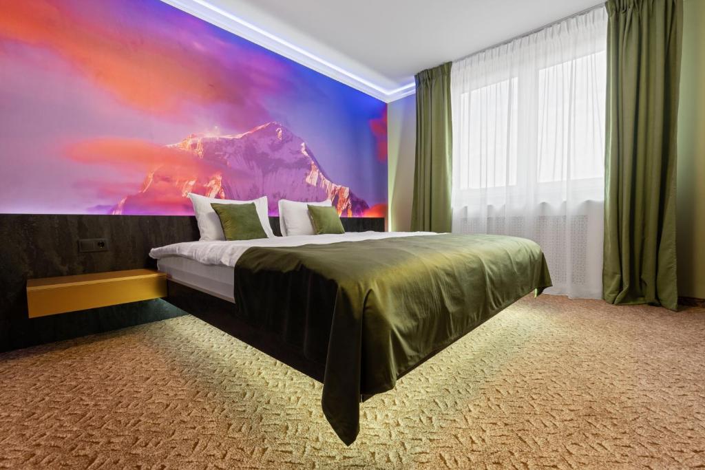 Postel nebo postele na pokoji v ubytování Fit Residence