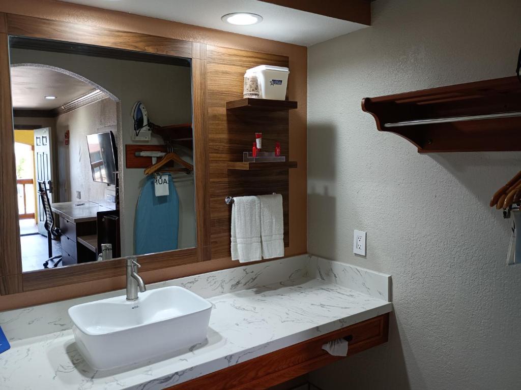 Koupelna v ubytování Americas Best Value Inn & Suites-Alvin/Houston