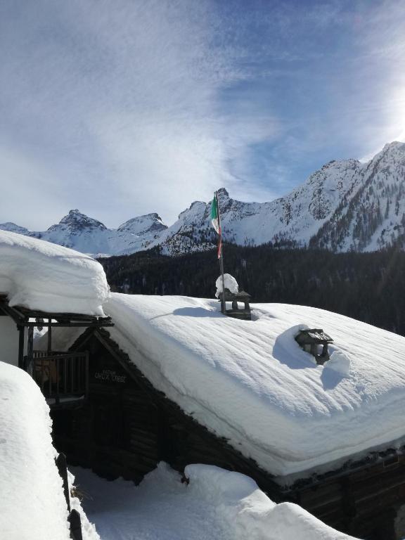 Rifugio Vieux Crest v zime