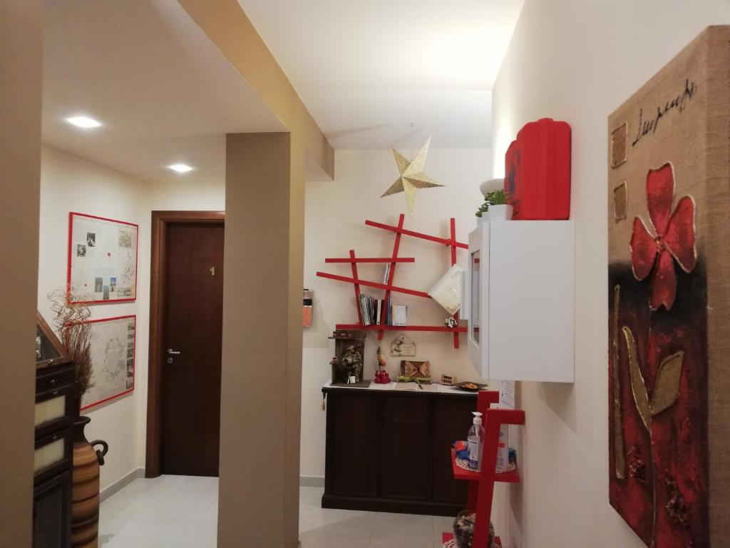 Kuchyňa alebo kuchynka v ubytovaní B&B Li Figuli