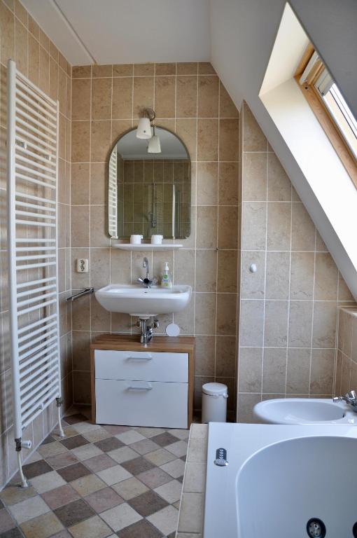 Koupelna v ubytování Duinerei Penthouse B302