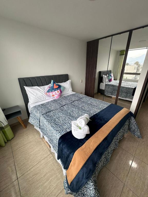 Postel nebo postele na pokoji v ubytování HOSPEDAJE SARY HOUSE