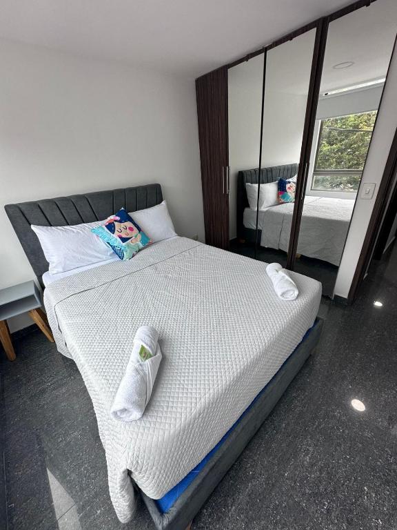 Postel nebo postele na pokoji v ubytování HOSPEDAJE SARY HOUSE