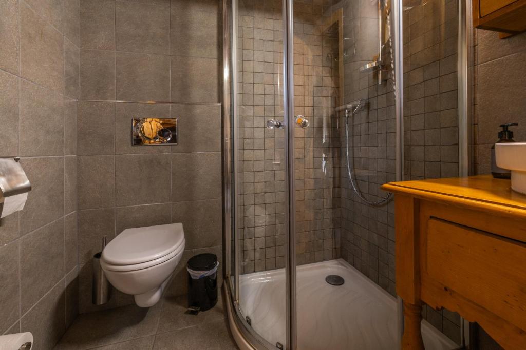 Koupelna v ubytování Chalet Les Rindes