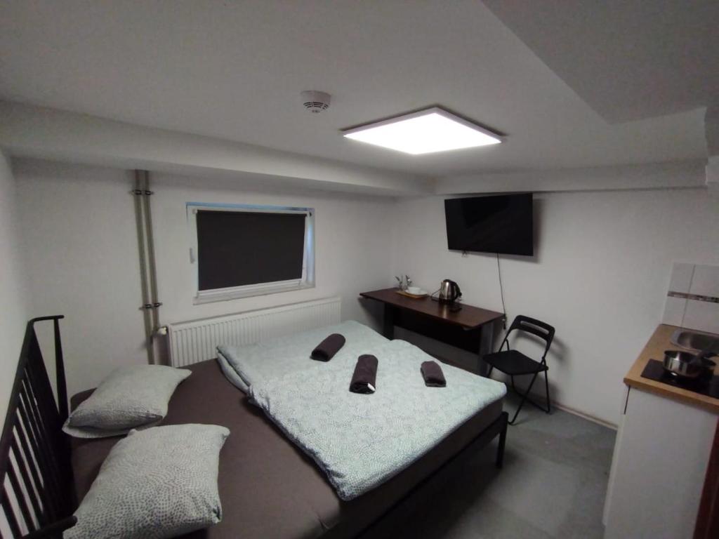Postel nebo postele na pokoji v ubytování Mia Mia House