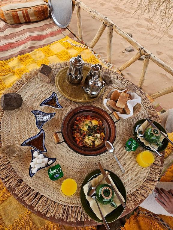 Cibo presso il campeggio di lusso o nelle vicinanze