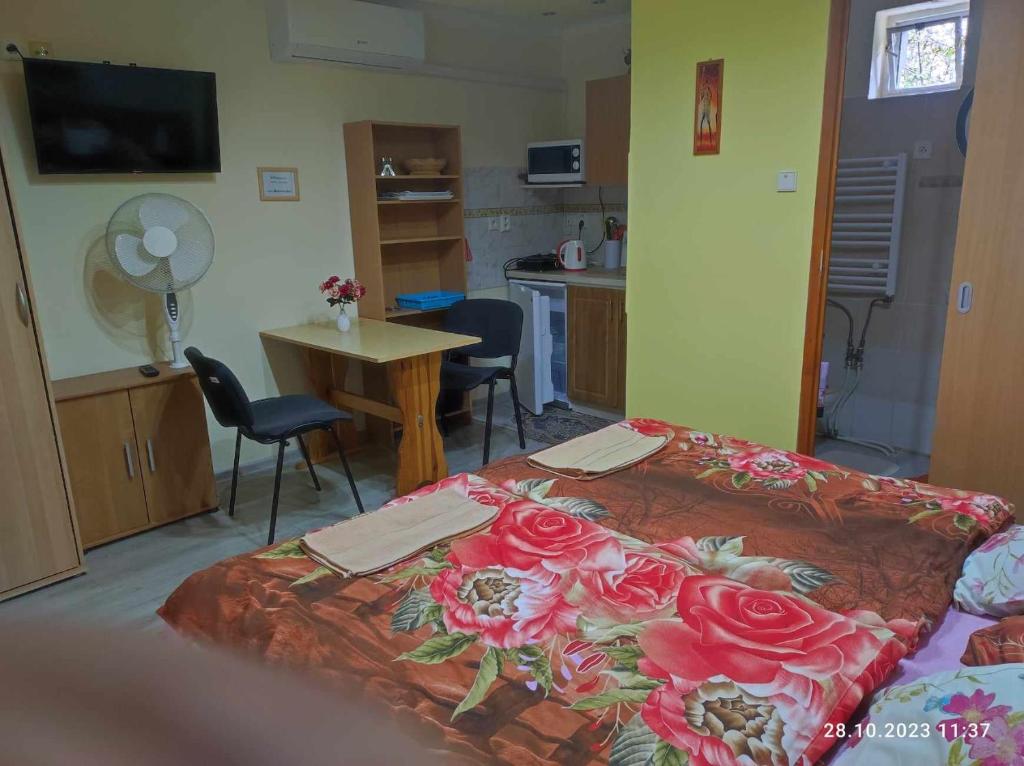 Postel nebo postele na pokoji v ubytování Apartman LALI
