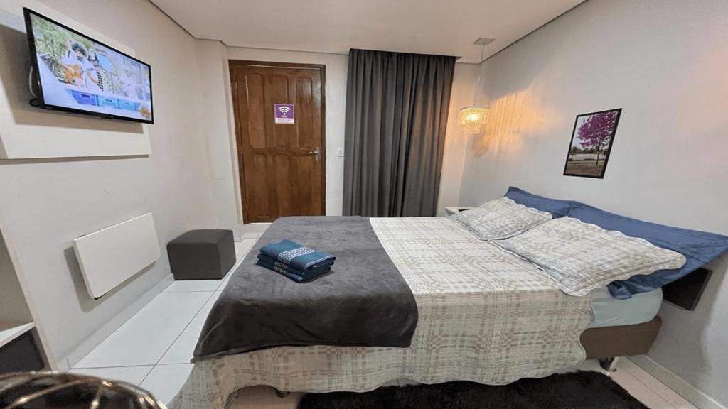 Postel nebo postele na pokoji v ubytování Hotel Manaus - Dom Pedro