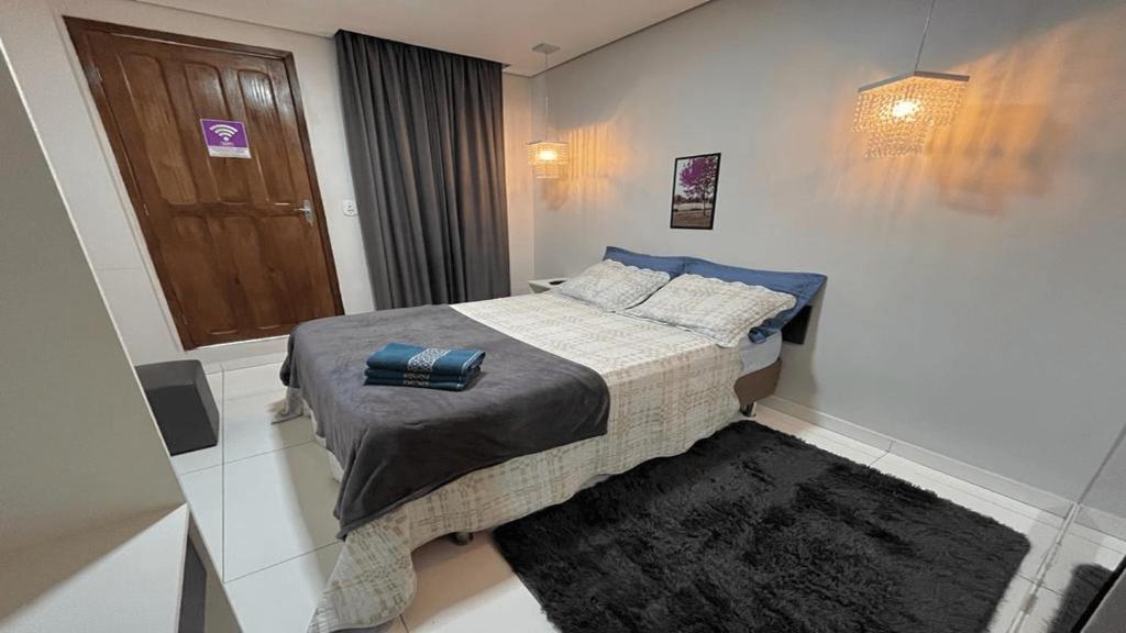 Postel nebo postele na pokoji v ubytování Hotel Manaus - Dom Pedro