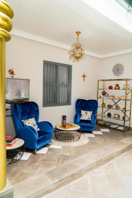 Posezení v ubytování Adamas House Hotel Boutique