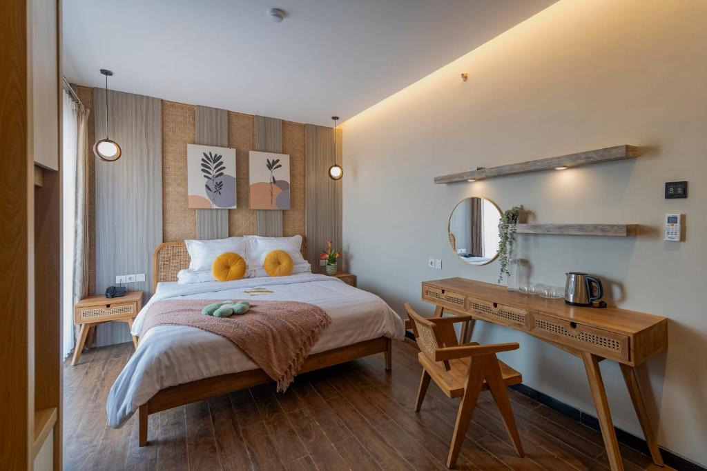 Postel nebo postele na pokoji v ubytování Stay.vie Hotel