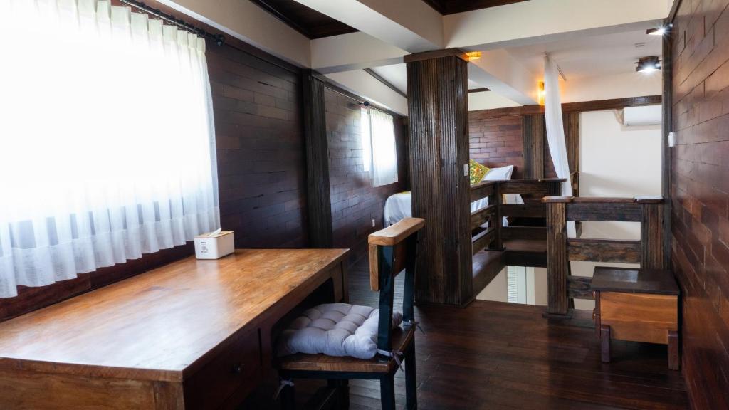 Posezení v ubytování Alu Lofts