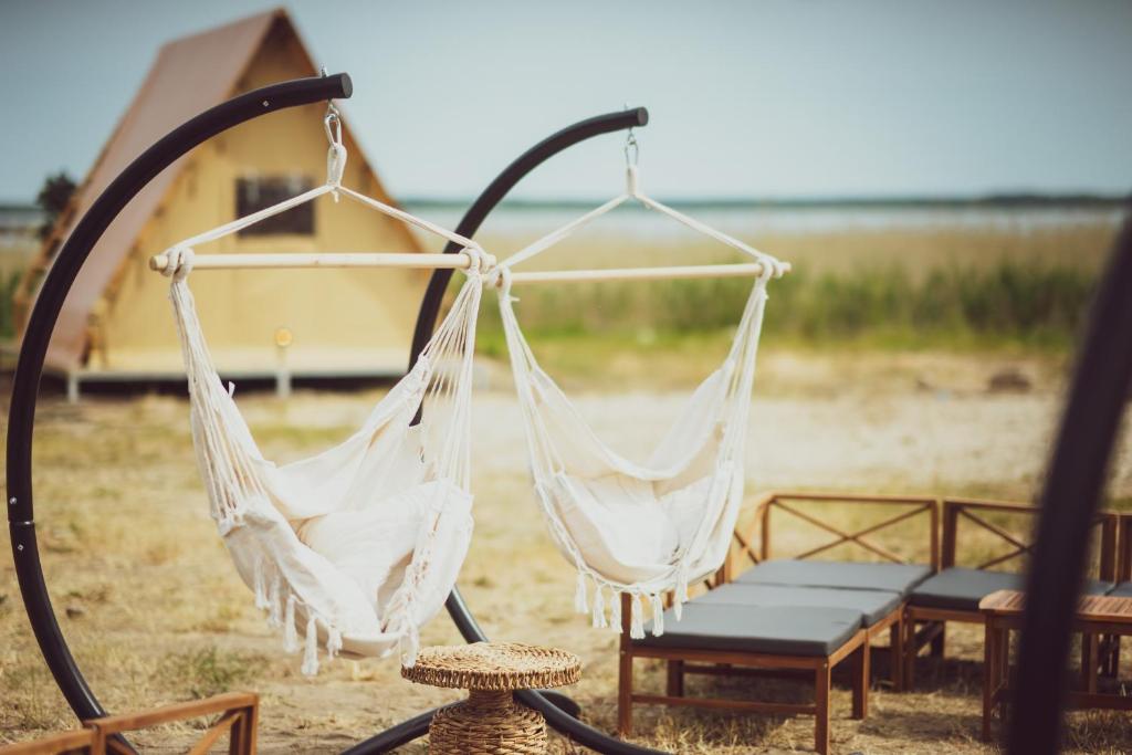 Příroda nedaleko luxury tent