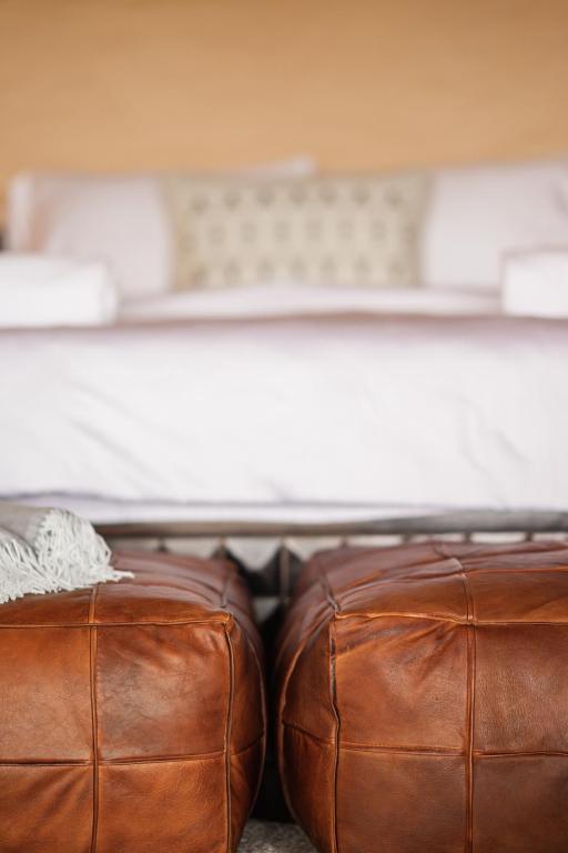 Postel nebo postele na pokoji v ubytování Mia Glamping