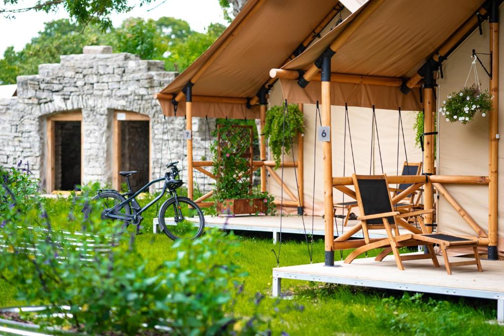 Zahrada ubytování Mia Glamping