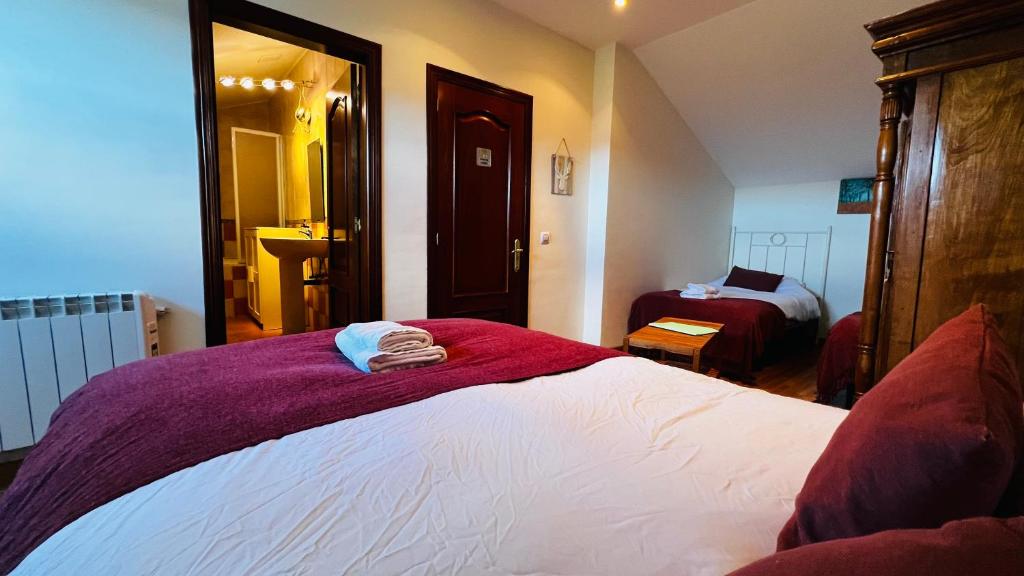 A bed or beds in a room at Casa Simona