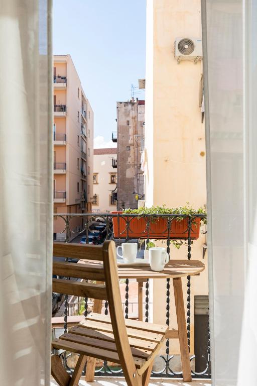 Balkón alebo terasa v ubytovaní Punto al Capo Appartamento intero o stanze matrimoniali con bagno privato