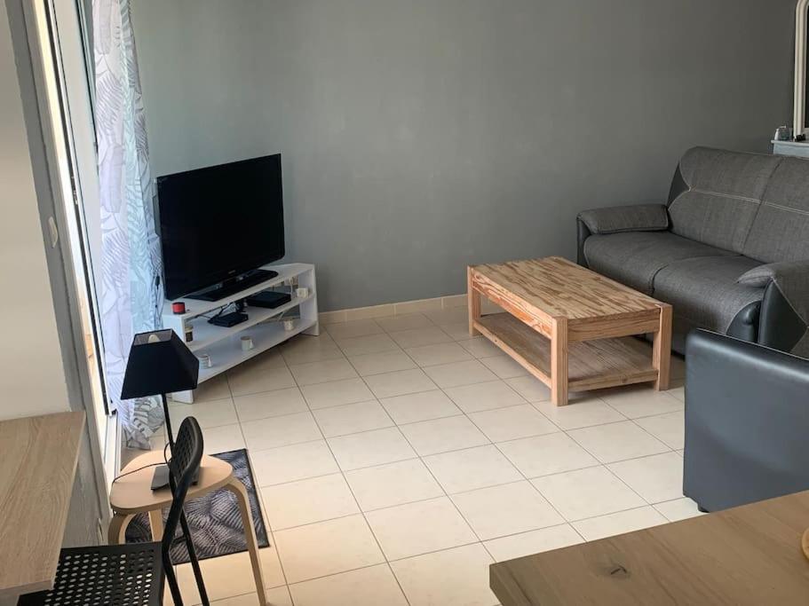 TV a/nebo společenská místnost v ubytování Appartement T2 lumineux