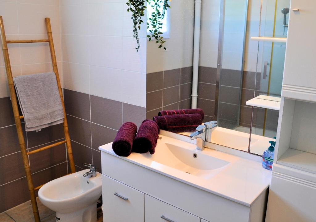 Koupelna v ubytování Rêve d'Antan - Douceur exotique