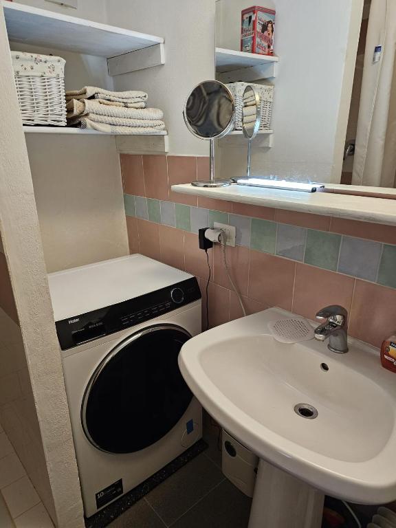 Koupelna v ubytování Apartment Ad Alta Obervellach