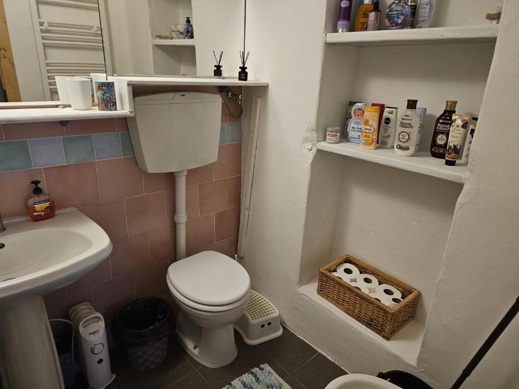 Koupelna v ubytování Apartment Ad Alta Obervellach