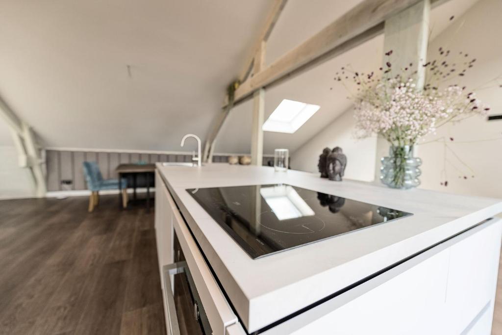 Postel nebo postele na pokoji v ubytování Hof van In & Wellness