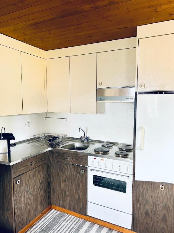 Kuchyň nebo kuchyňský kout v ubytování Chalet Gauschla - CharmingStay