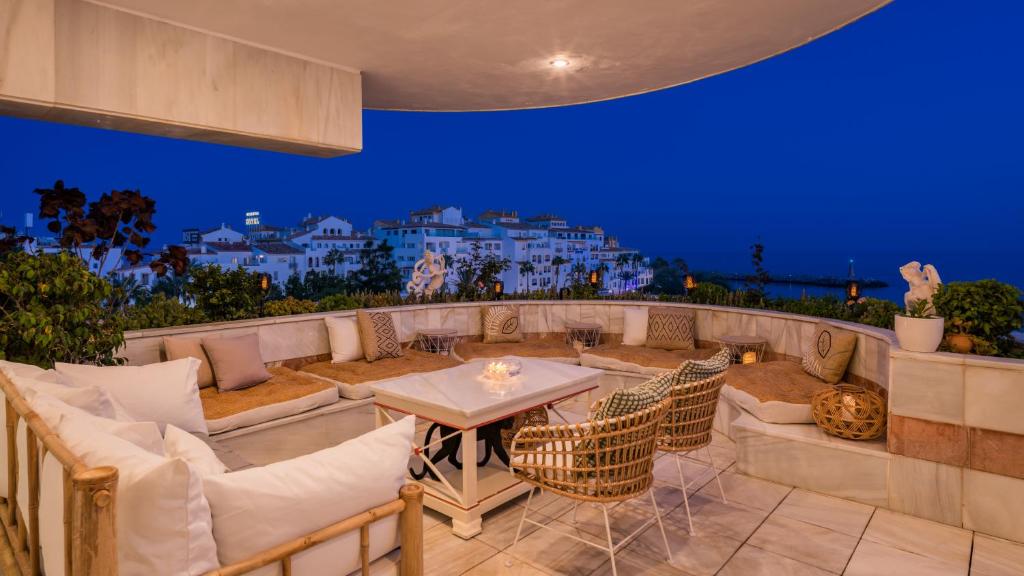 Zona de estar de Sky Villa